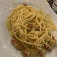 Vegan carbonara   at Origano Campo de' Fiori in Rome