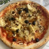 Vegan capricciosa  at Origano Campo de' Fiori in Rome