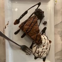VEGAN DESSERT (CAPRESE CHOCO CAKE...) at Origano Campo de' Fiori in Rome