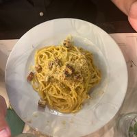 VEGAN CARBONARA SPAGHETTI  at Origano Campo de' Fiori in Rome