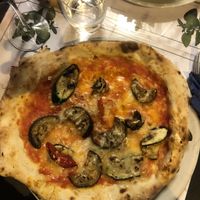 Pizza verdure vegan  at Origano Campo de' Fiori in Rome
