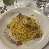 Vegan Carbonara   at Origano Campo de' Fiori in Rome