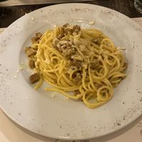 Carbonara - amazing!  at Origano Campo de' Fiori in Rome