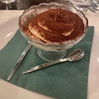 Vegan tiramisu   at Origano Campo de' Fiori in Rome