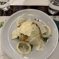 Vegan artichoke antipasti   at Origano Campo de' Fiori in Rome