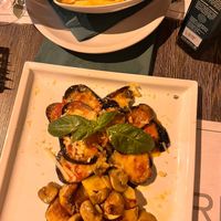 millefoglie vegana 🍆🌱   at Origano Campo de' Fiori in Rome