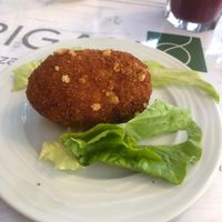 Vegan suppli  at Origano Campo de' Fiori in Rome