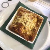 Vegan lasagne (bigger than it looks!)  at Origano Campo de' Fiori in Rome