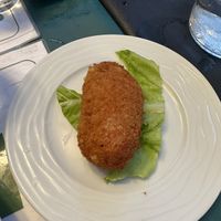 Fried risotto ball  at Origano Campo de' Fiori in Rome