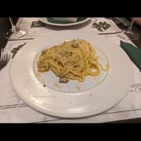 Carbonara at Origano Campo de' Fiori in Rome