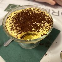 Vegan tiramisu  at Origano Campo de' Fiori in Rome