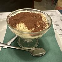 Vegan tiramisu   at Origano Campo de' Fiori in Rome