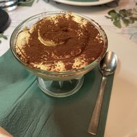 The BEST vegan tiramisu   at Origano Campo de' Fiori in Rome