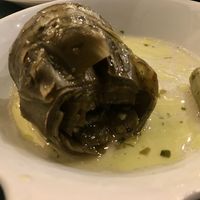 Alcachofa a la romana  at Origano Campo de' Fiori in Rome