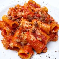 Amatriciana Vegani  at Origano Campo de' Fiori in Rome