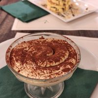 Vegan tiramisu at Origano Campo de' Fiori in Rome