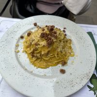 Carbonara  at Origano Campo de' Fiori in Rome