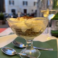 Vegan tiramisu   at Origano Campo de' Fiori in Rome