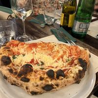 Vegan pizza/calzone  at Origano Campo de' Fiori in Rome
