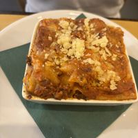 Lasagne  at Origano Campo de' Fiori in Rome