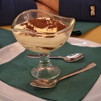 The tiramisu at Origano Campo de' Fiori in Rome