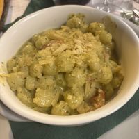Vegan pesto gnocchi   at Origano Campo de' Fiori in Rome