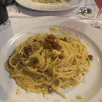 Vegan carbonara   at Origano Campo de' Fiori in Rome