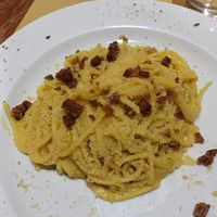 Carbonara at Origano Campo de' Fiori in Rome