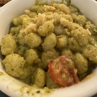 Pesto gnocchi   at Origano Campo de' Fiori in Rome