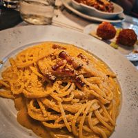 Vegane Spaghetti Carbonara 😍  at Origano Campo de' Fiori in Rome