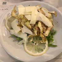 Carpaccio de alcachofas  at Origano Campo de' Fiori in Rome