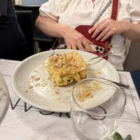 Vegan thousand leaves cake, I usually know it as Napoleon but delicious nonetheless   at Origano Campo de' Fiori in Rome