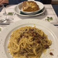 Carbonara was my favorite  at Origano Campo de' Fiori in Rome