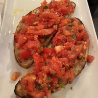 Bruschetta  at Origano Campo de' Fiori in Rome
