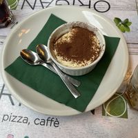 Vegan tiramisù  at Origano Campo de' Fiori in Rome