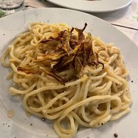 Cacio e pepe   at Origano Campo de' Fiori in Rome