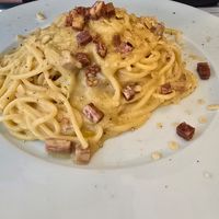 Vegan Carbonara at Origano Campo de' Fiori in Rome
