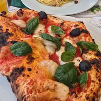 Vegan margaritha/calzone at Origano Campo de' Fiori in Rome