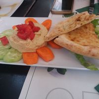Hummus at Origano Campo de' Fiori in Rome