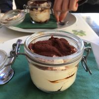 Vegan tiramisu at Origano Campo de' Fiori in Rome