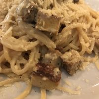 Carbonara  at Origano Campo de' Fiori in Rome