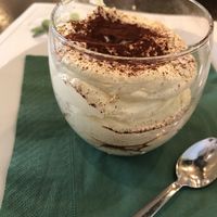 Tiramisu  at Origano Campo de' Fiori in Rome