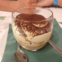 Vegan tiramisu at Origano Campo de' Fiori in Rome