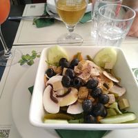 Salat mit Tofu at Origano Campo de' Fiori in Rome