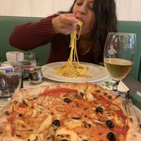My face says how much I loved this place lol  at Origano Campo de' Fiori in Rome