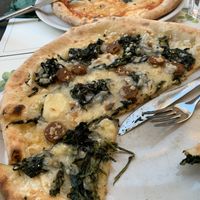 Pizza Origano and pizza Margherita (vegan) at Origano Campo de' Fiori in Rome
