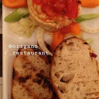 Houmous at Origano Campo de' Fiori in Rome