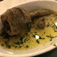 Artichoke starter  at Origano Campo de' Fiori in Rome