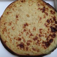 Tarte au riz (rice cake) at Boulangerie Ghysens in Herstal