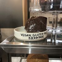 Vegan brownies!!  at Salt and Light Cafe in Groton